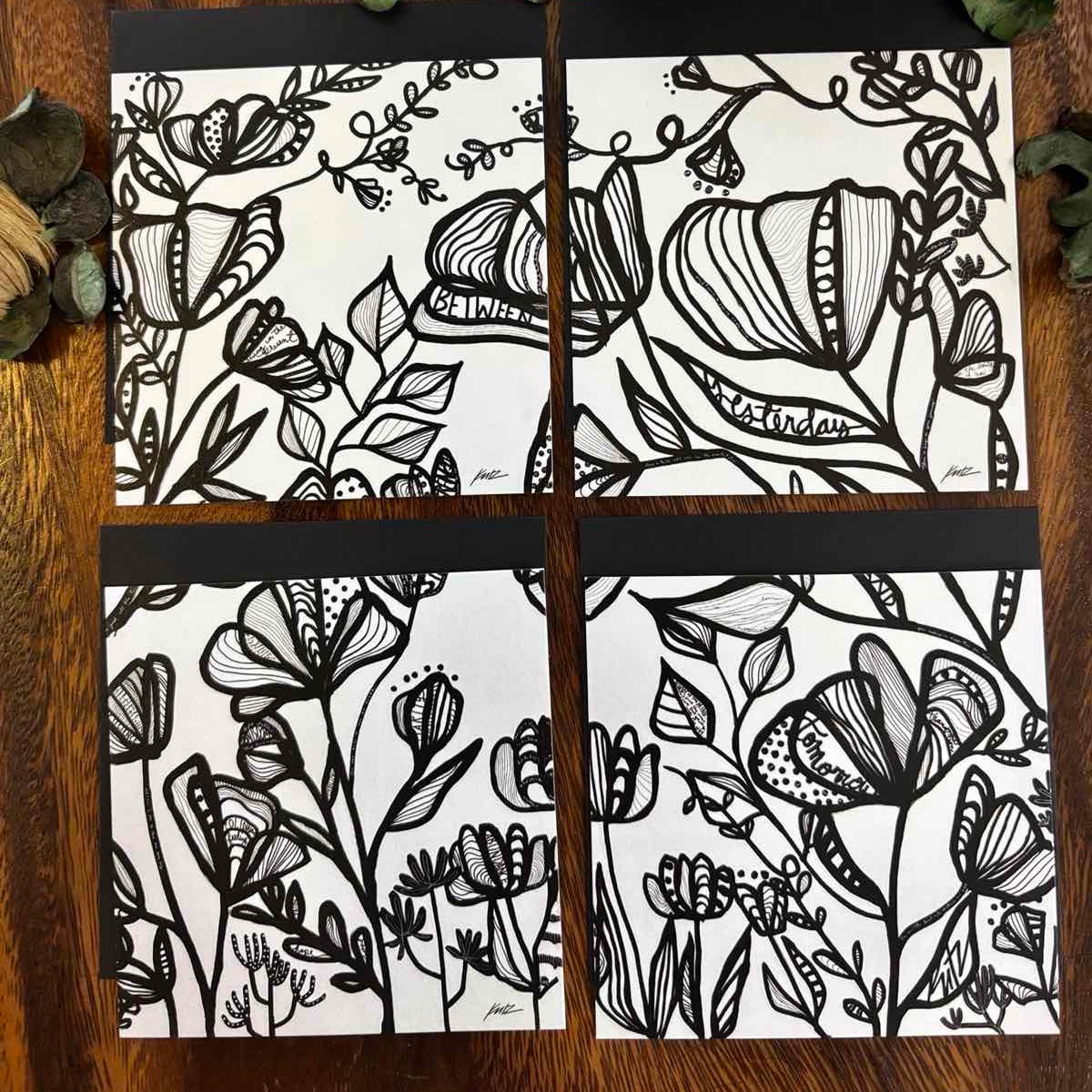 Everyday Notecards - Between Yesterday and Tomorrow by Kutz