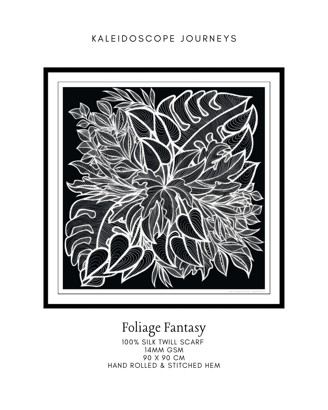 Art Scarf - Foliage Fantasy