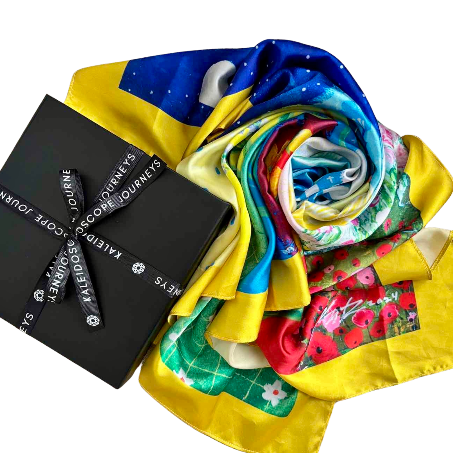[gone soon...] Art Scarf - Petal Poetry No.2