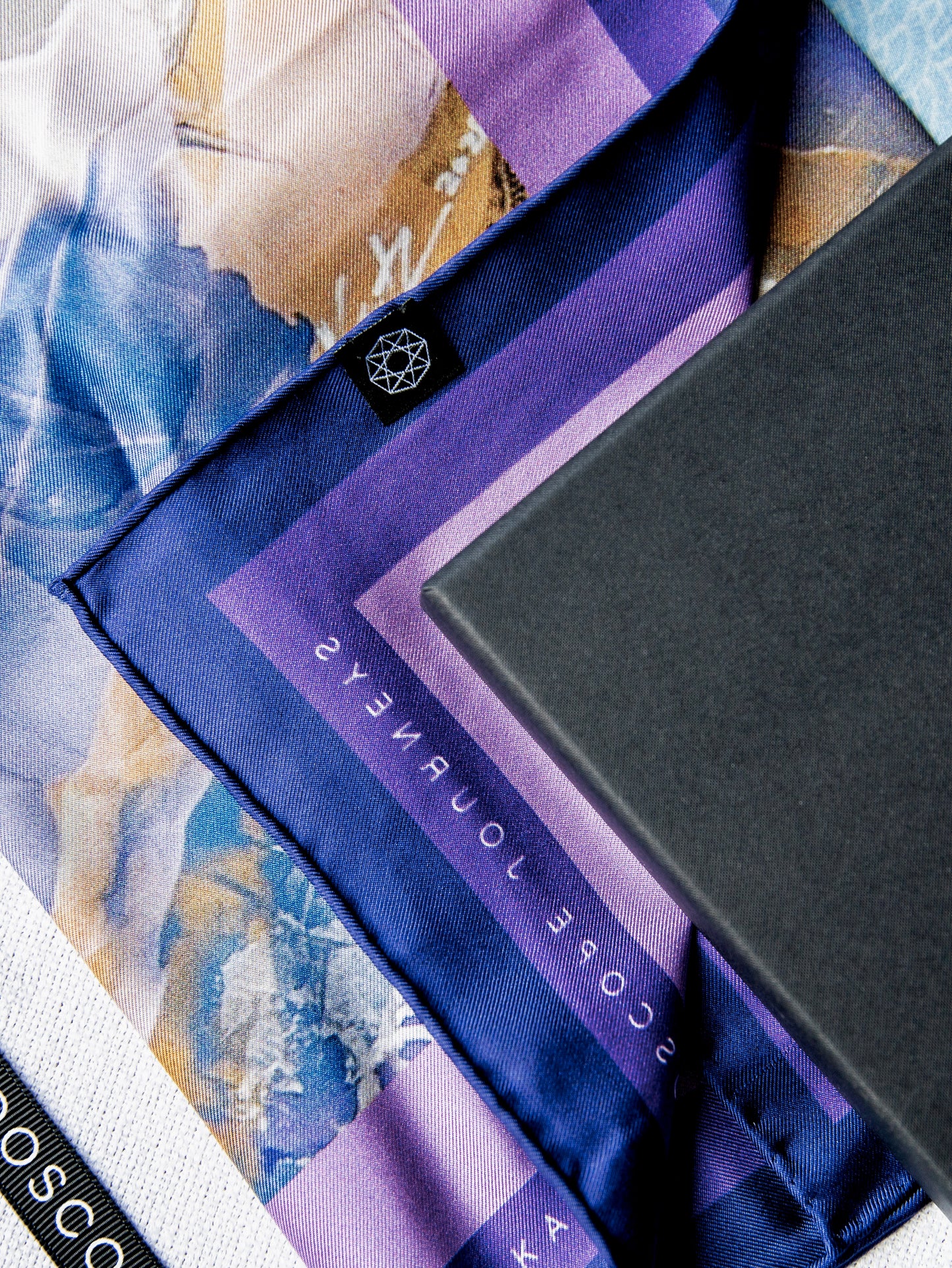 Art Scarf - Violet Visions