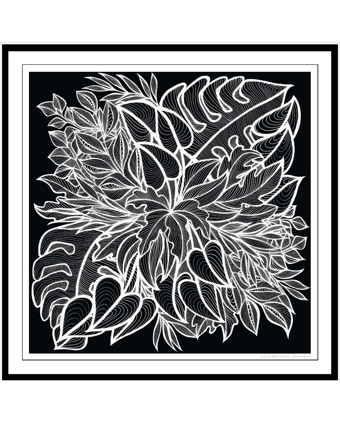 Art Scarf - Foliage Fantasy