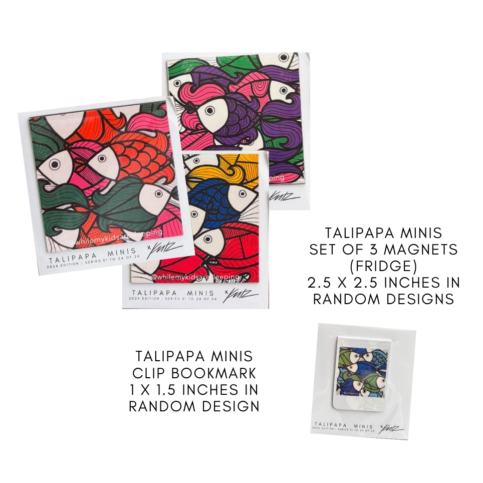 Talipapa Minis - Magnets and Bookmark Clips