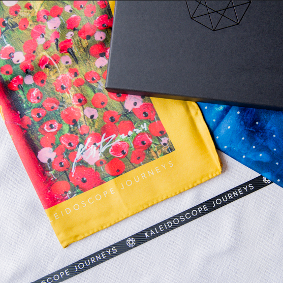 Art Scarf - Petal Poetry